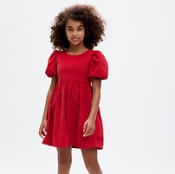 Gap Kids Puff Sleeve Corduroy Dress - Picture 2 of 5